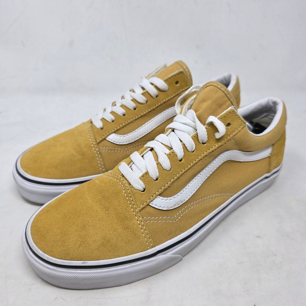 Vans Old Skool Tan Suede Skate Sneakers Mens 8.5  Womens 10